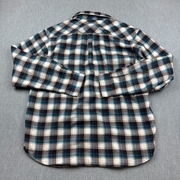 Columbia Shirt Men Large Green Plaid Tartan Long Sleeve Button Up Fishing Hiking - Picture 11 of 11